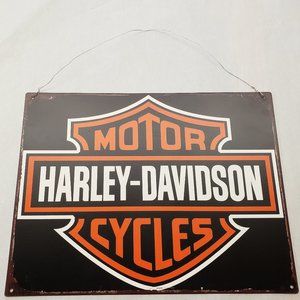 NEW HARLEY-DAVIDSON TIN METAL SIGN GARAGE  RETRO STYLE